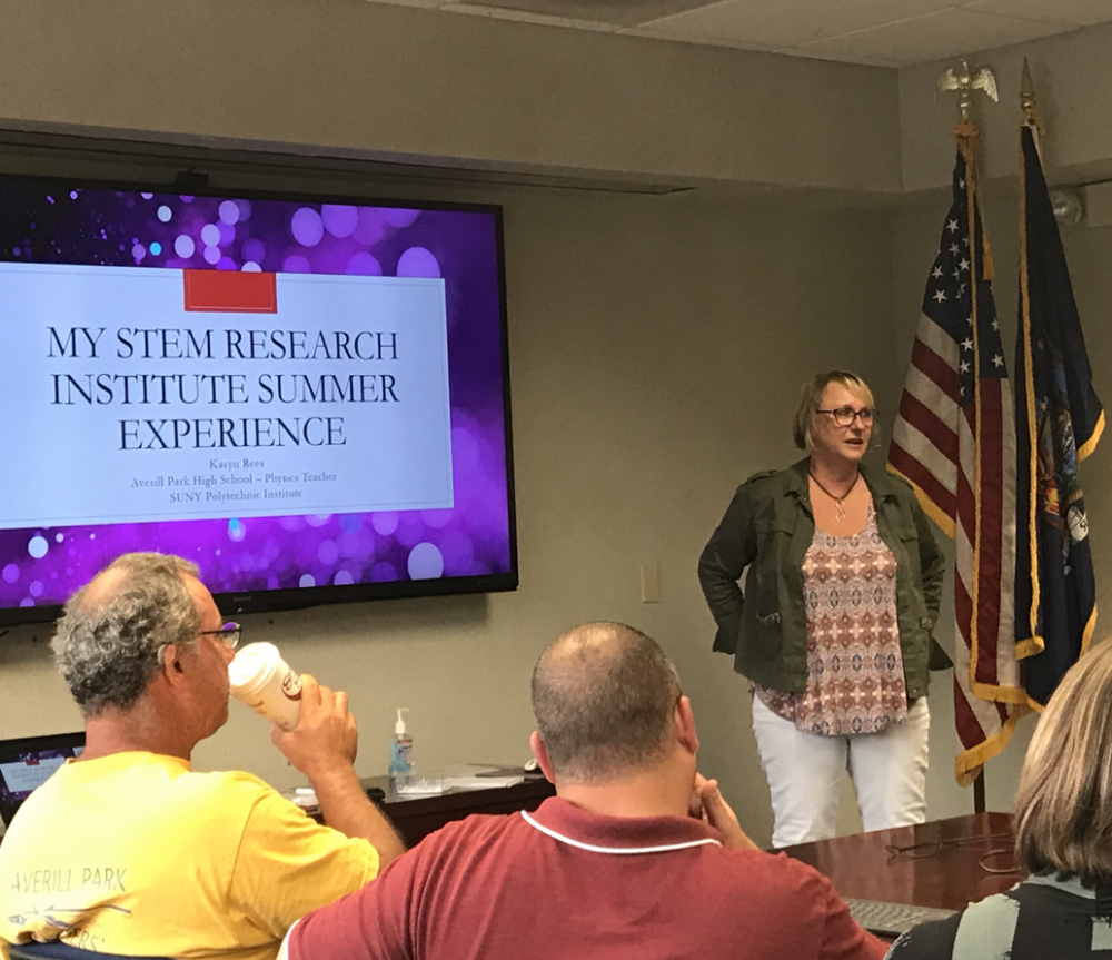 Averill Park Central School District District Physics Teacher Attends